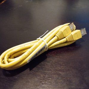Ethernet CABLE TYPE CM 24 AWG E212964 ETL VERIFIED TO EIA/TIA 568B.2 CAT5E